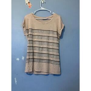 Apt 9 super soft small pastel pink T-shirt with stripes